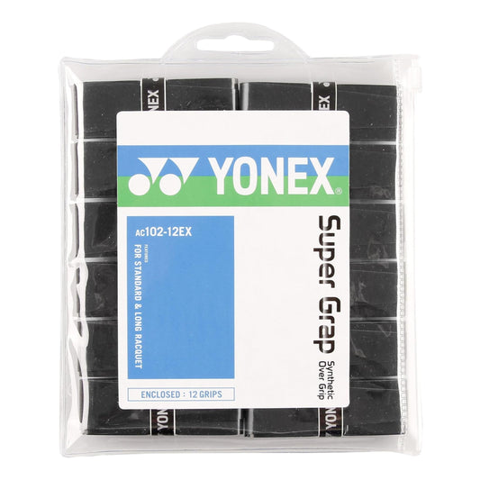 YONEX GRIP OVERGRIP SUPER GRAP BLK (12)