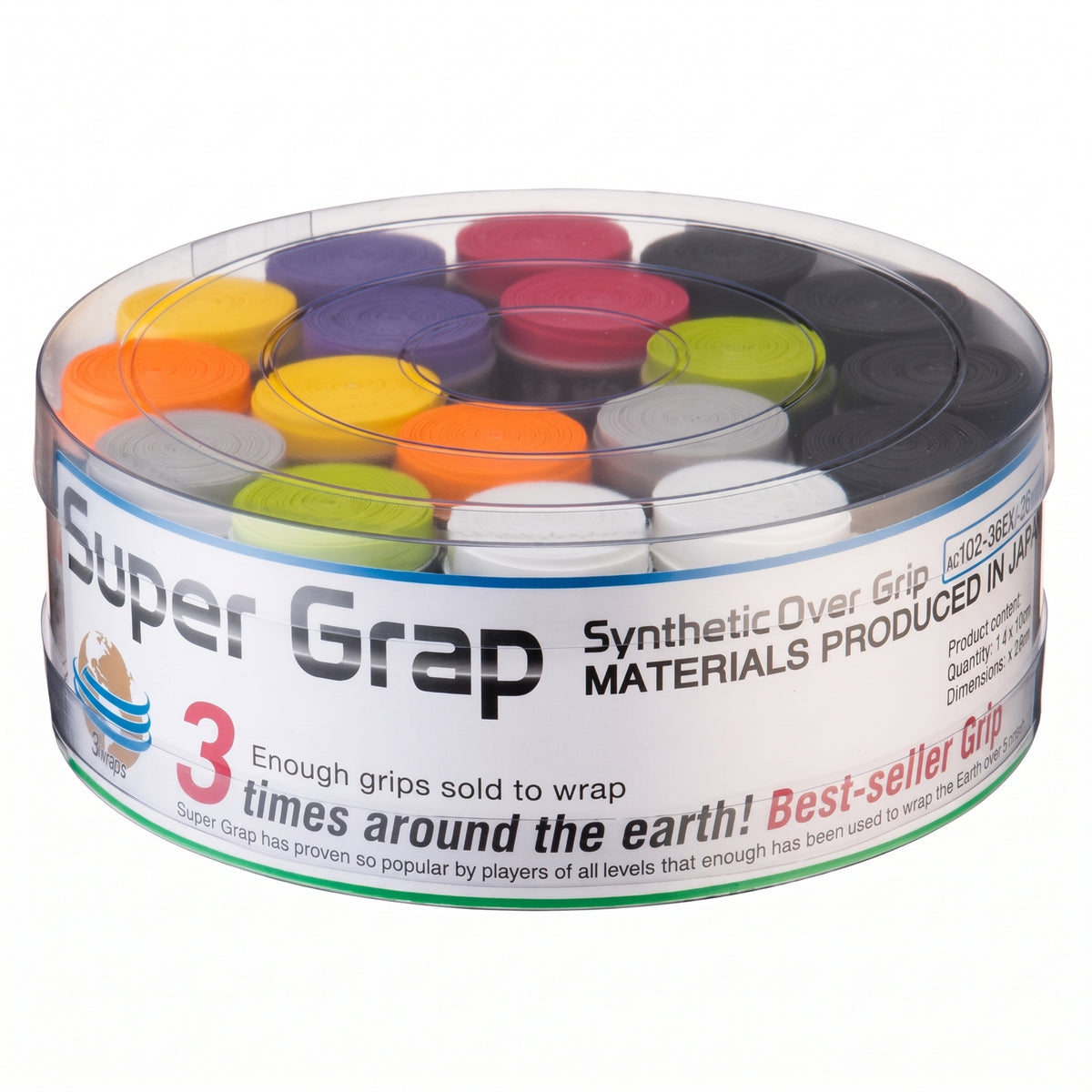 YONEX GRIP OVERGRIP SUPER GRAP ASSORTED (1)