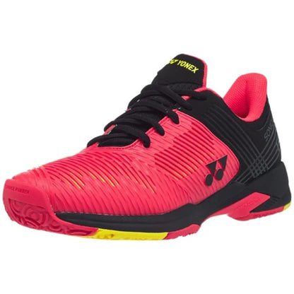 YONEX SHOE SONICAGE 2 CLAY MN RED/BLK (TBD)