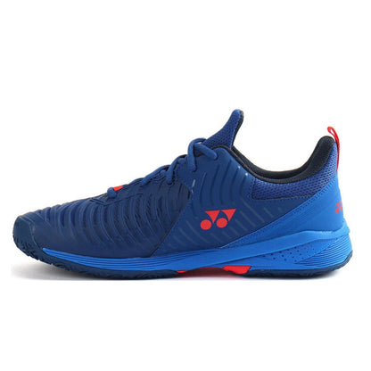 YONEX SHOE SONICAGE 3 CLAY MN NAVY/RED (AW23)