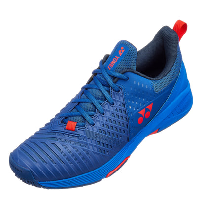 YONEX SHOE SONICAGE 3 CLAY MN NAVY/RED (AW23)