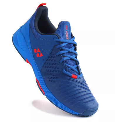 YONEX SHOE SONICAGE 3 CLAY MN NAVY/RED (AW23)