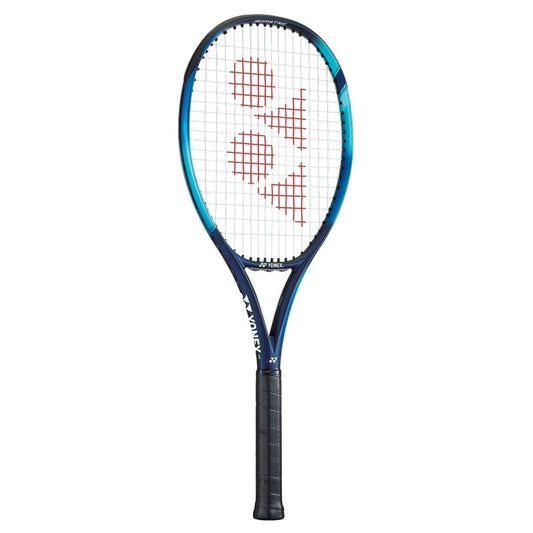 Yonex Tennis racket with a white background