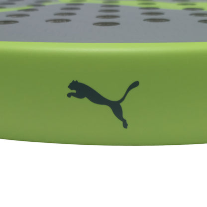 Top of padel racket with the puma logo