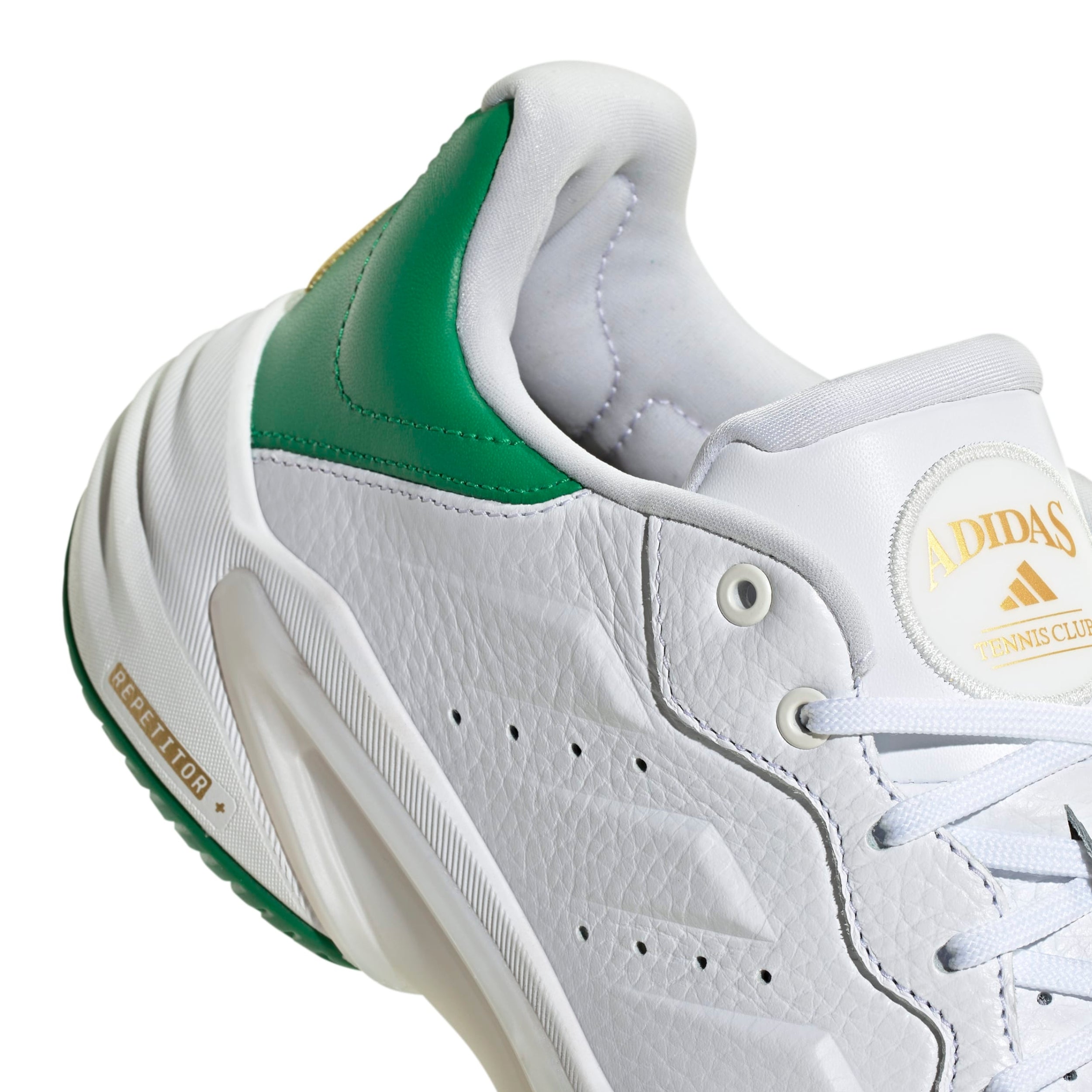 ADIDAS SHOE BARRICADE 13 LEATHER MN METALLIC/WHITE/GREEN (AW25