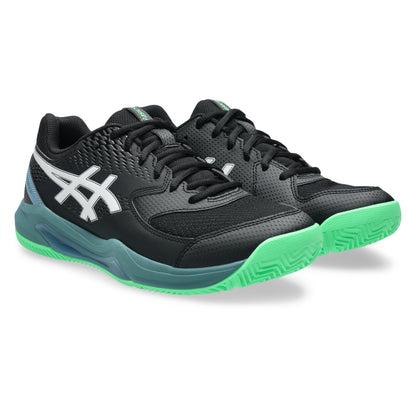 ASICS SHOE G-DEDICATE 8 PADEL MN BLACK/VITAL GREEN (SS26)
