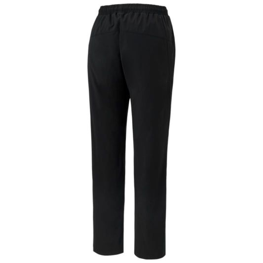Black Yonex sweatpants on a white background