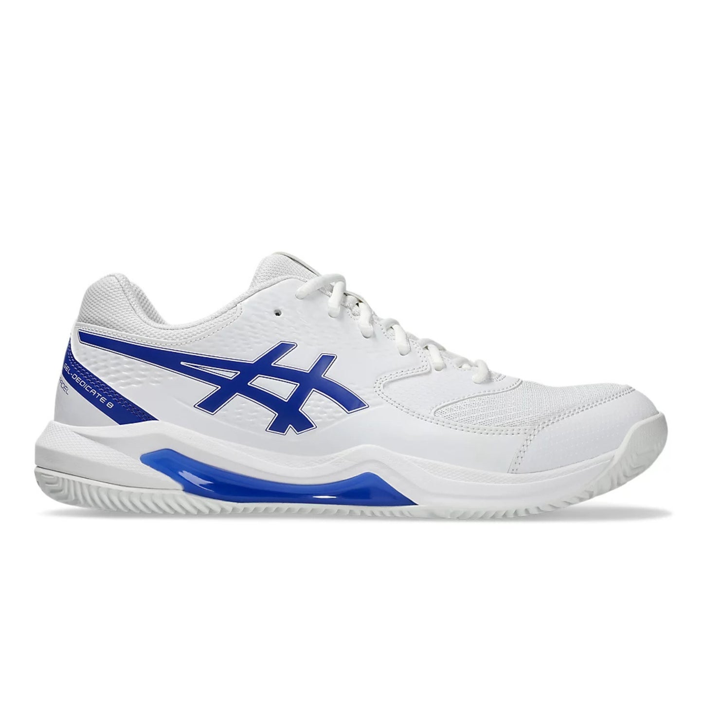 ASICS SHOE G-DEDICATE 8 PADEL MN WHITE/DARK COBALT (AW25)