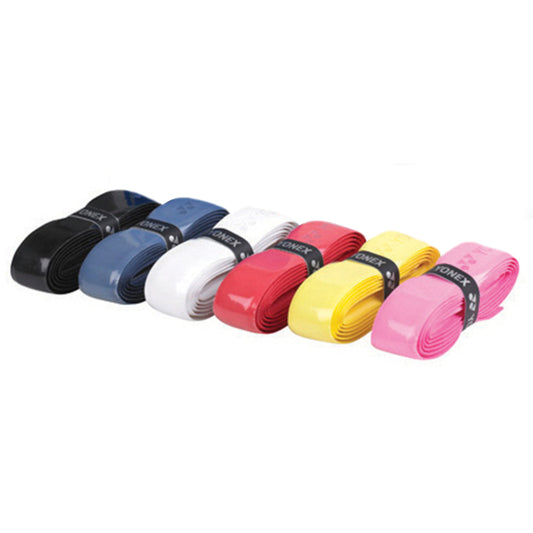 Yonex Hi Soft Grap synthetic overgrip with various colors.