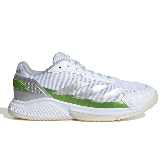 ADIDAS SHOE PADEL COURTQUICK WN WHITE/SILVER/LUCID LEMON (AW25)