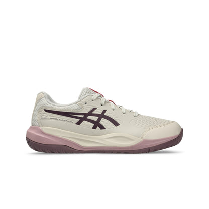 ASICS SHOE G-RESOLUTION X KID SOFT OAT/DARK AUBERGINE (AW26)
