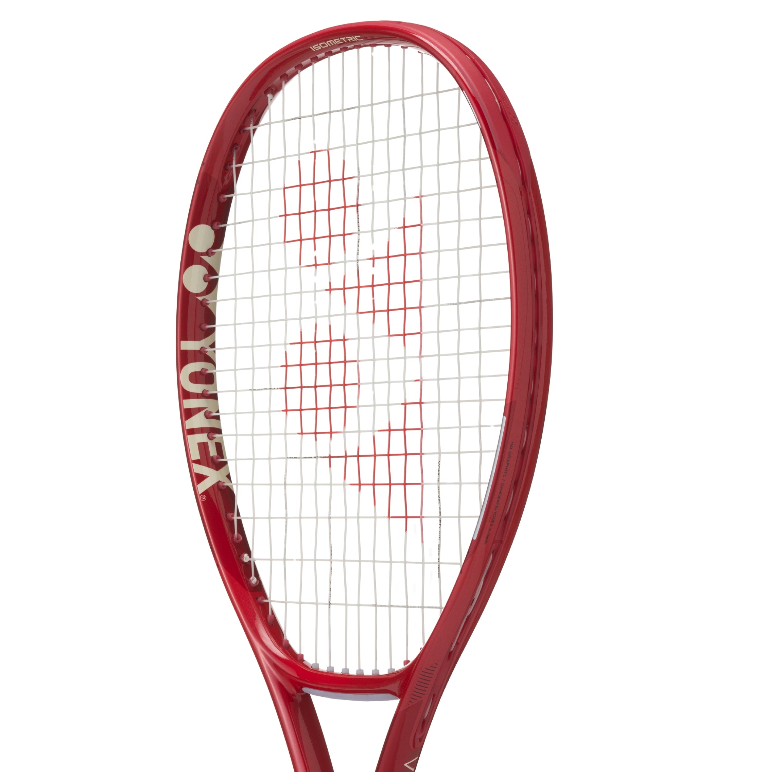 YONEX RACKET VCORE 08 ALPHA 100 275G 16X18 RUBY RED – Baseline