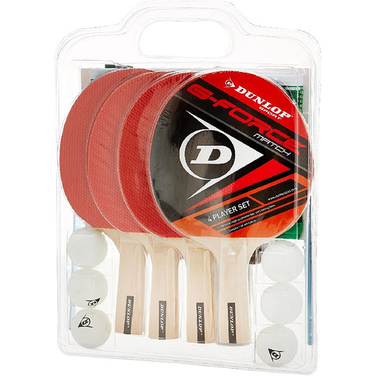 DUNLOP TABLE TENNIS SET G-FORCE MATCH 4 PLAYER
