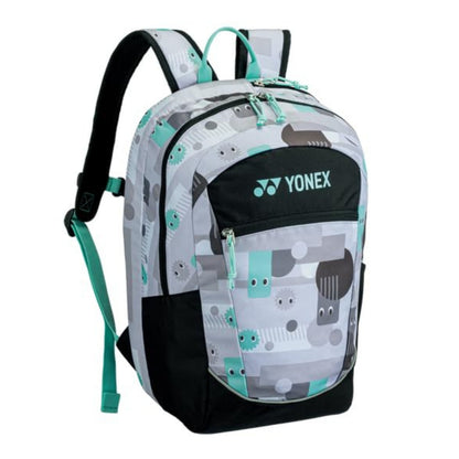 Yonex backpack with gray and black pattern on a white background