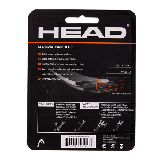 HEAD GRIP REPLACEMENT SQ ULTRA TAC XL BLK