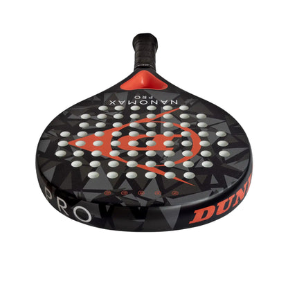 Padel racket with Dunlop branding on a white background