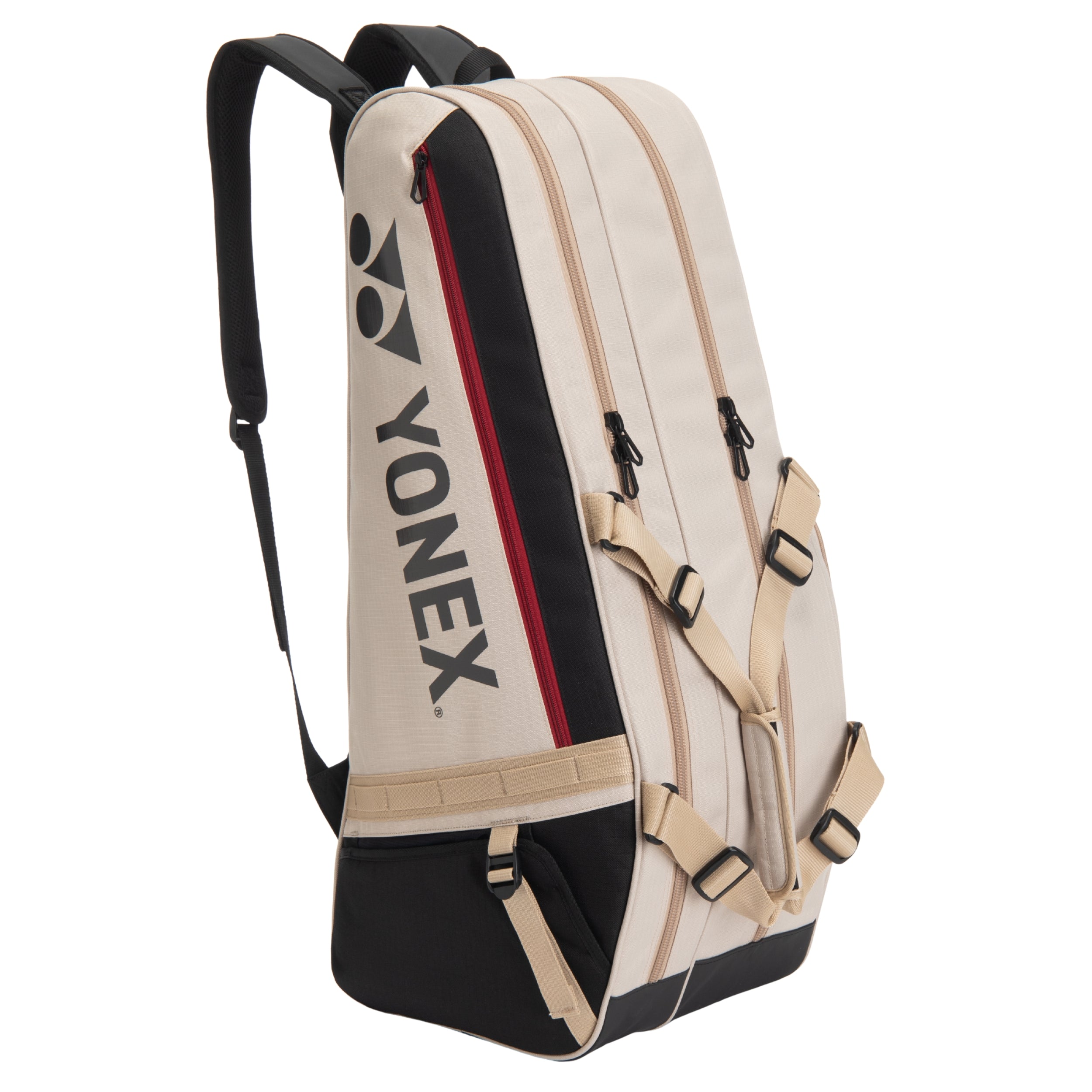 YONEX BAG GEARLOGIC 6R (72626) BEIGE – Baseline Racquets
