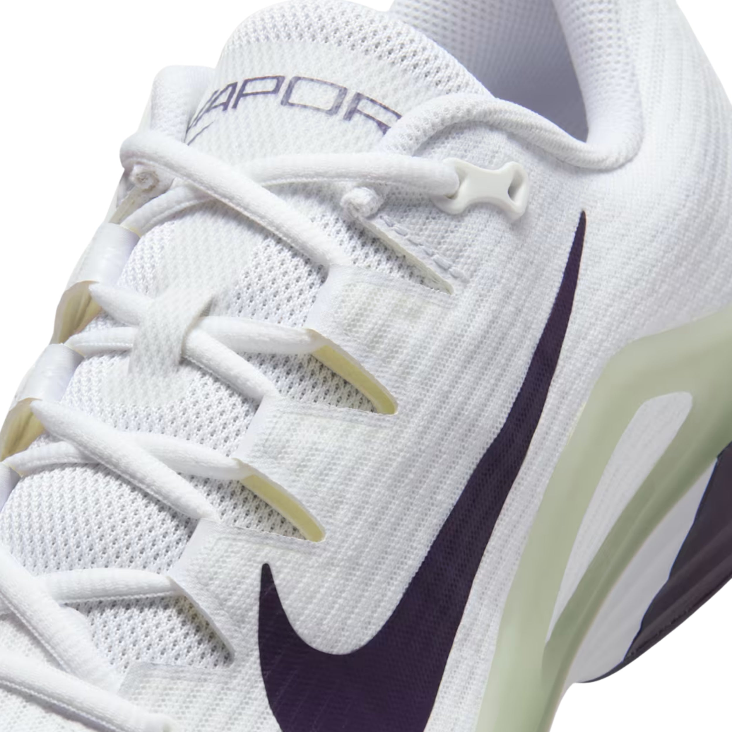 NIKE SHOE VAPOR 12 HC MN WHITE/DARK RAISIN/VOLT TINT (SS26