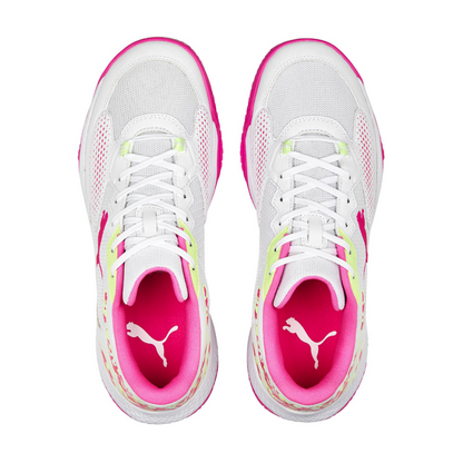PUMA SHOE SOLARCOURT RCT WN WHITE/RAVISH/YELLOW (SS24)