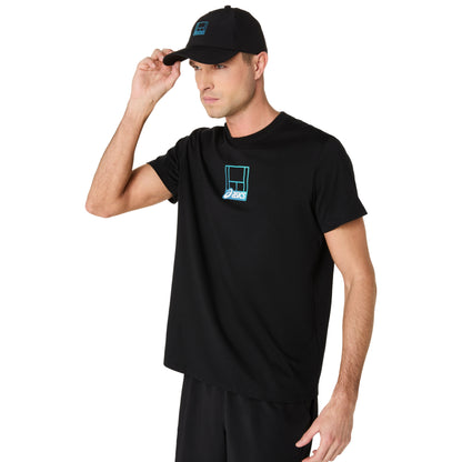 ASICS CAP COURT CORE GRAPHIC PERFORMANCE BLACK (AW25)