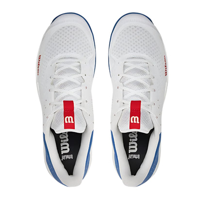 WILSON SHOE KAOS STROKE 2.0 MN WHITE/DEJA VU BLUE (SS24)