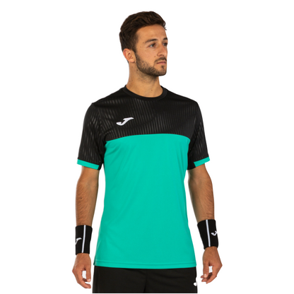 JOMA SHIRT TEE MONTREAL MN TEAL/BLACK (AW24)