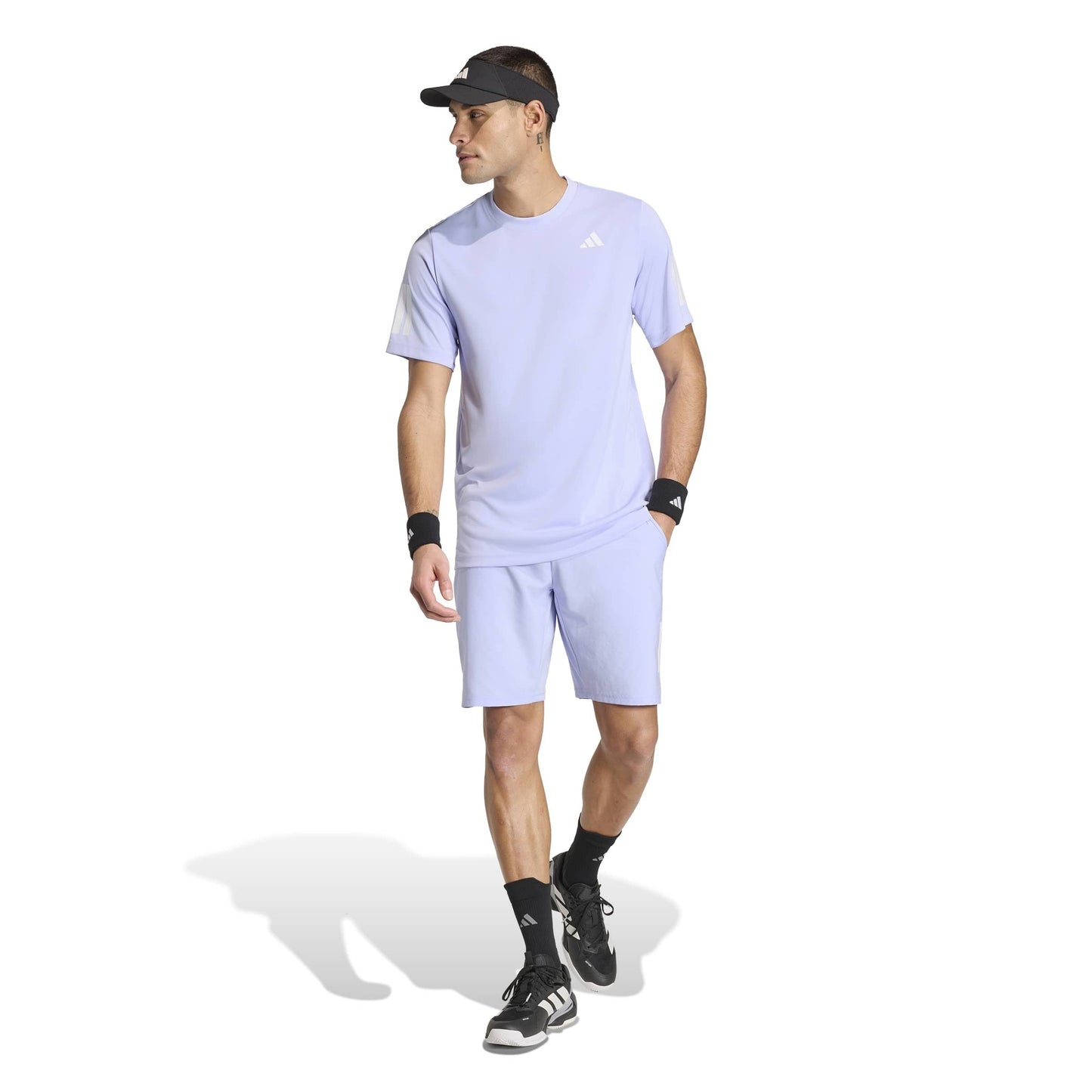 ADIDAS SHORT TENNIS CLUB CLIMACOOL 7INCH MN VIOLET (AW26)