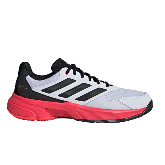 ADIDAS SHOE COURTJAM CONTROL 3 MN CLOUD WHITE/CORE BLACK/LUCID RED (SS25)