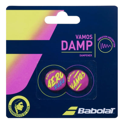 BABOLAT DAMPENER RAFA VAMOS PINK/YELLOW (2)
