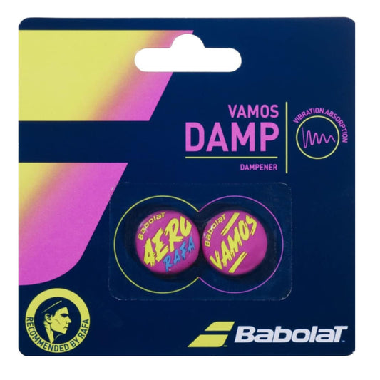 BABOLAT DAMPENER RAFA VAMOS PINK/YELLOW (2)