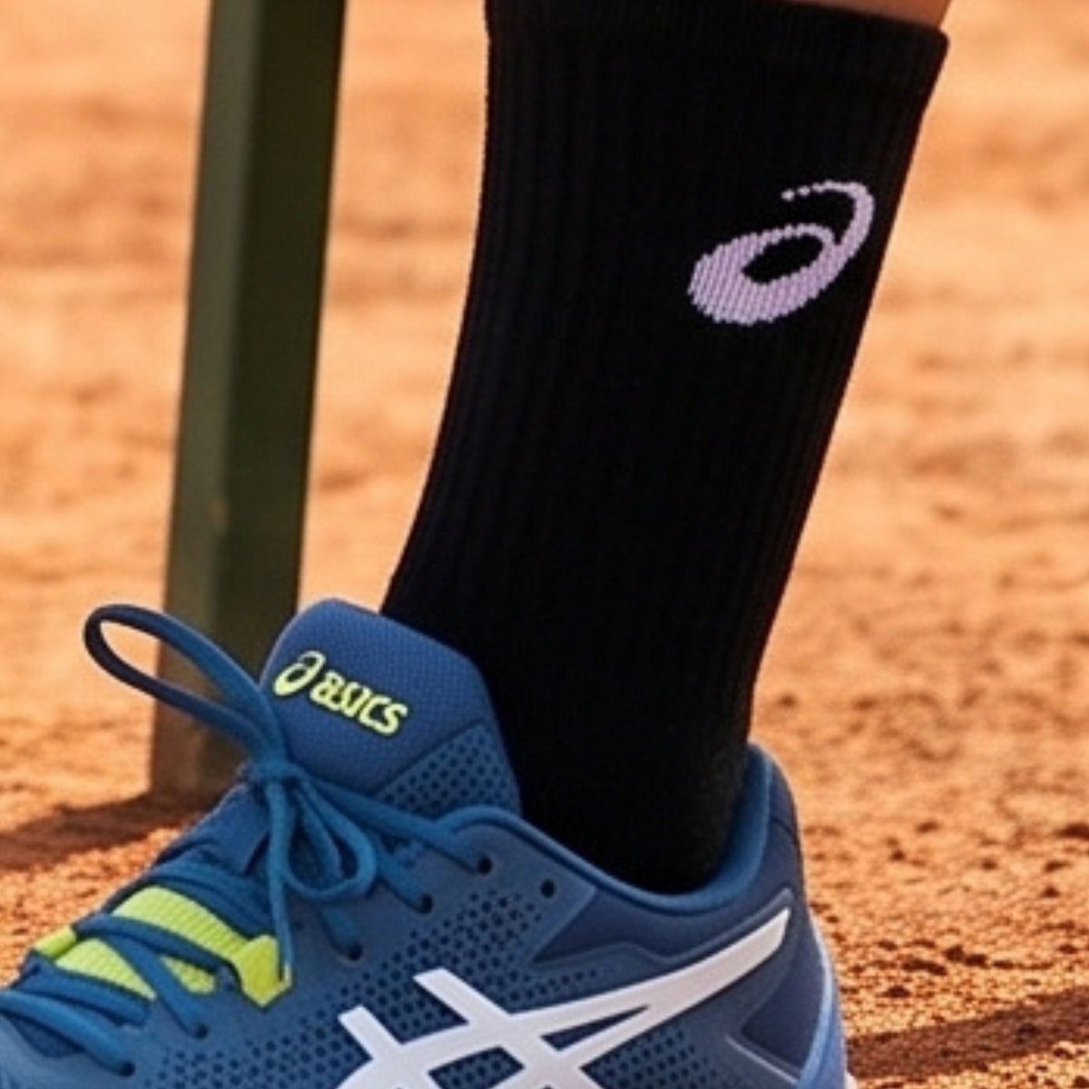 ASICS SOCK CREW TENNIS PERFORMANCE BLACK (3)