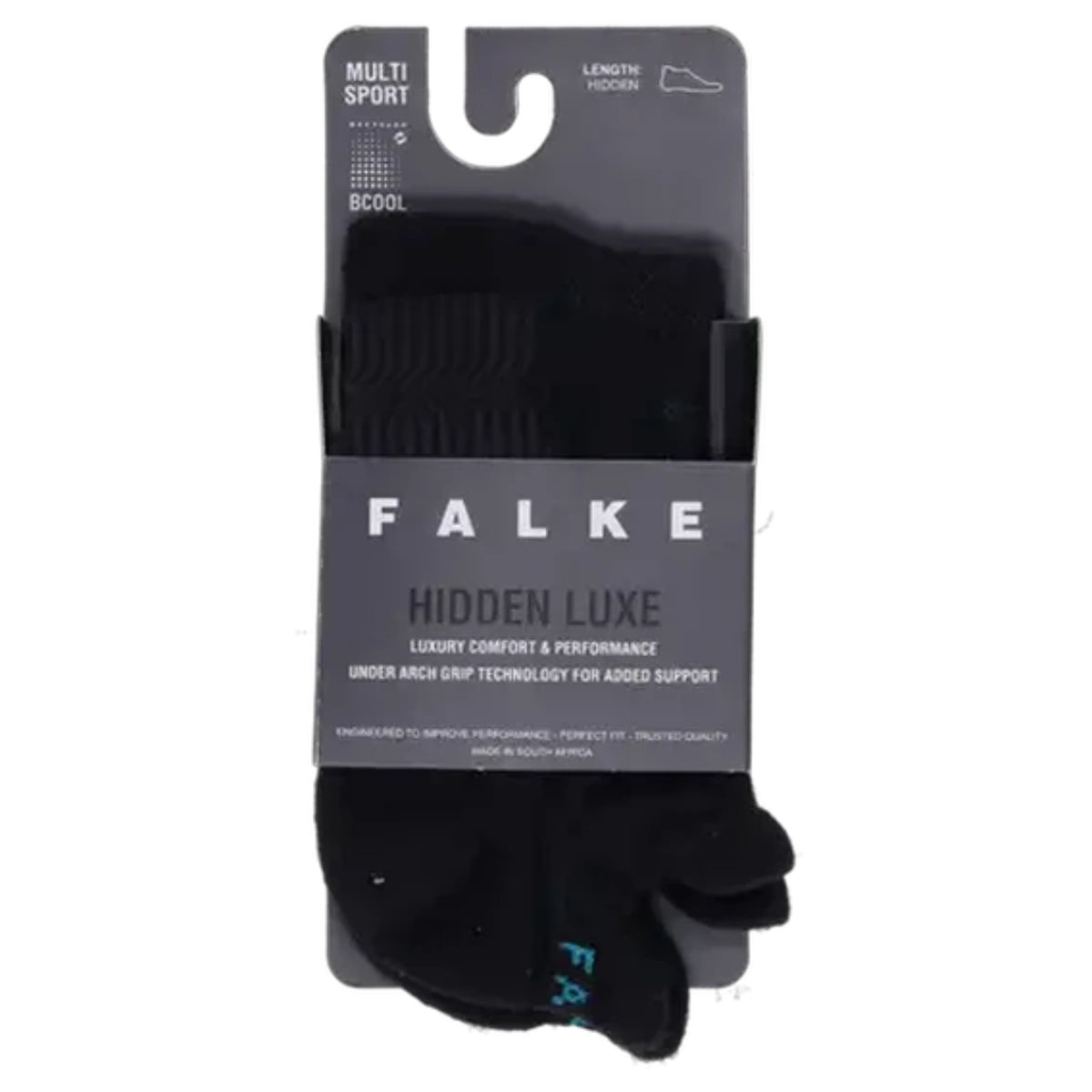 FALKE SOCK HIDDEN LUXE BLK