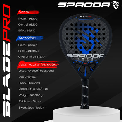 SPADDA PADEL BLADE PRO 12K 365G