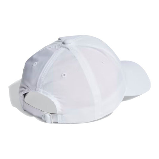 White Adidas cap on a white background