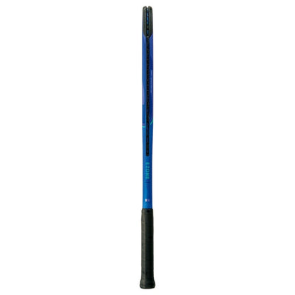 Blue Yonex Ezone Racket on a whte background