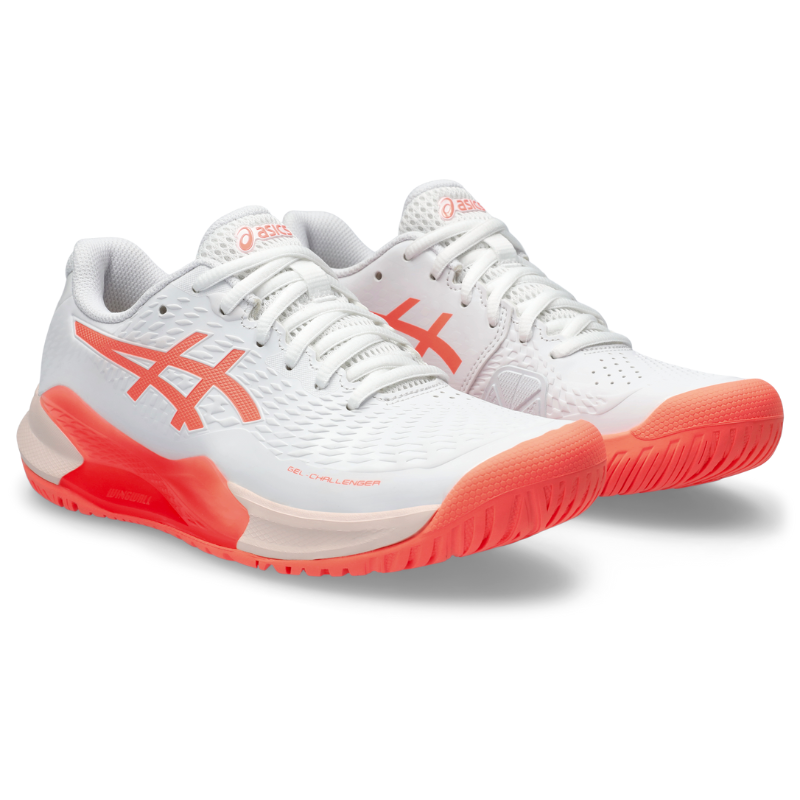 ASICS SHOE G-CHALLENGER 14 WN WHITE/SUN CORAL (SS24)