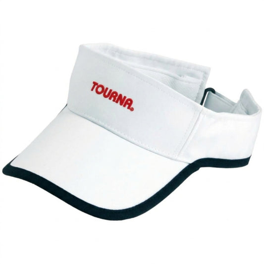 TOURNA HAT PRO VISOR WHT LOGO
