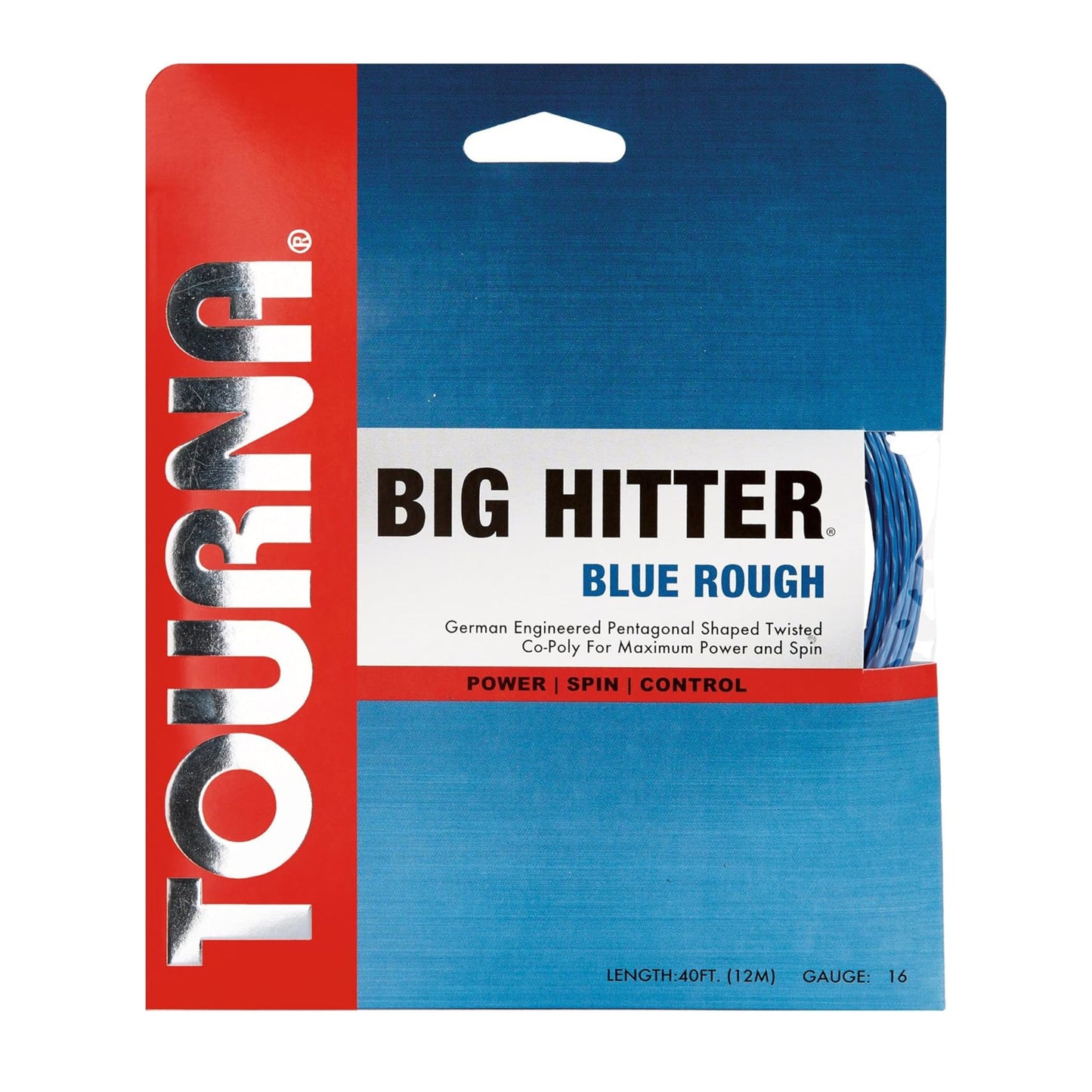 TOURNA STRING BIG HITTER BLUE ROUGH 16G SET