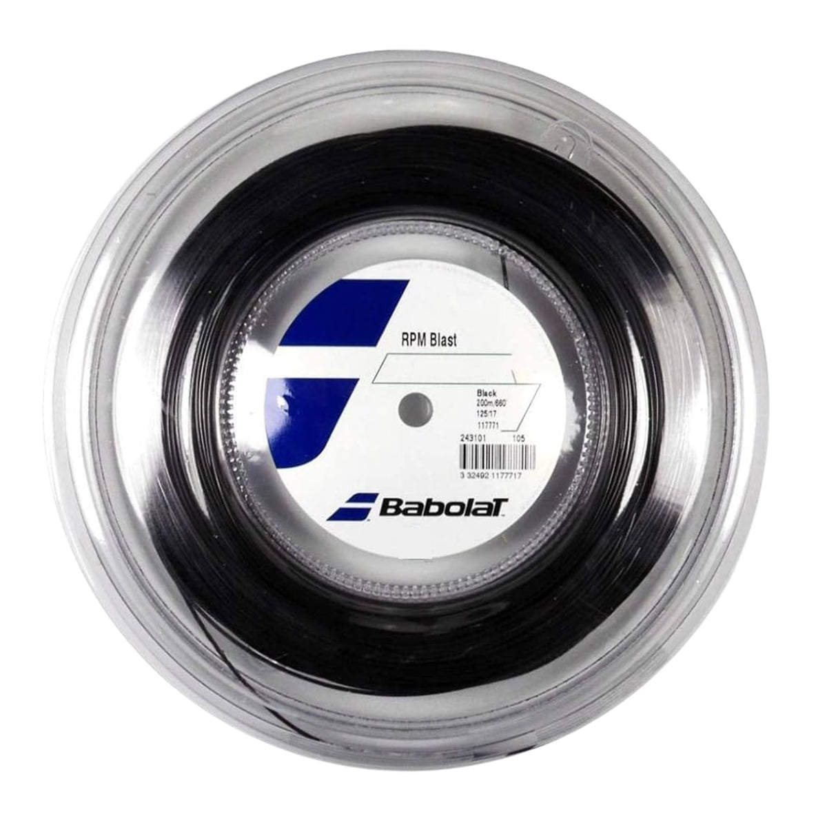 Babolat Rbm String BABOLAT STRING RPM BLAST BLK 17G 1.25MM REEL – Baseline Racquets