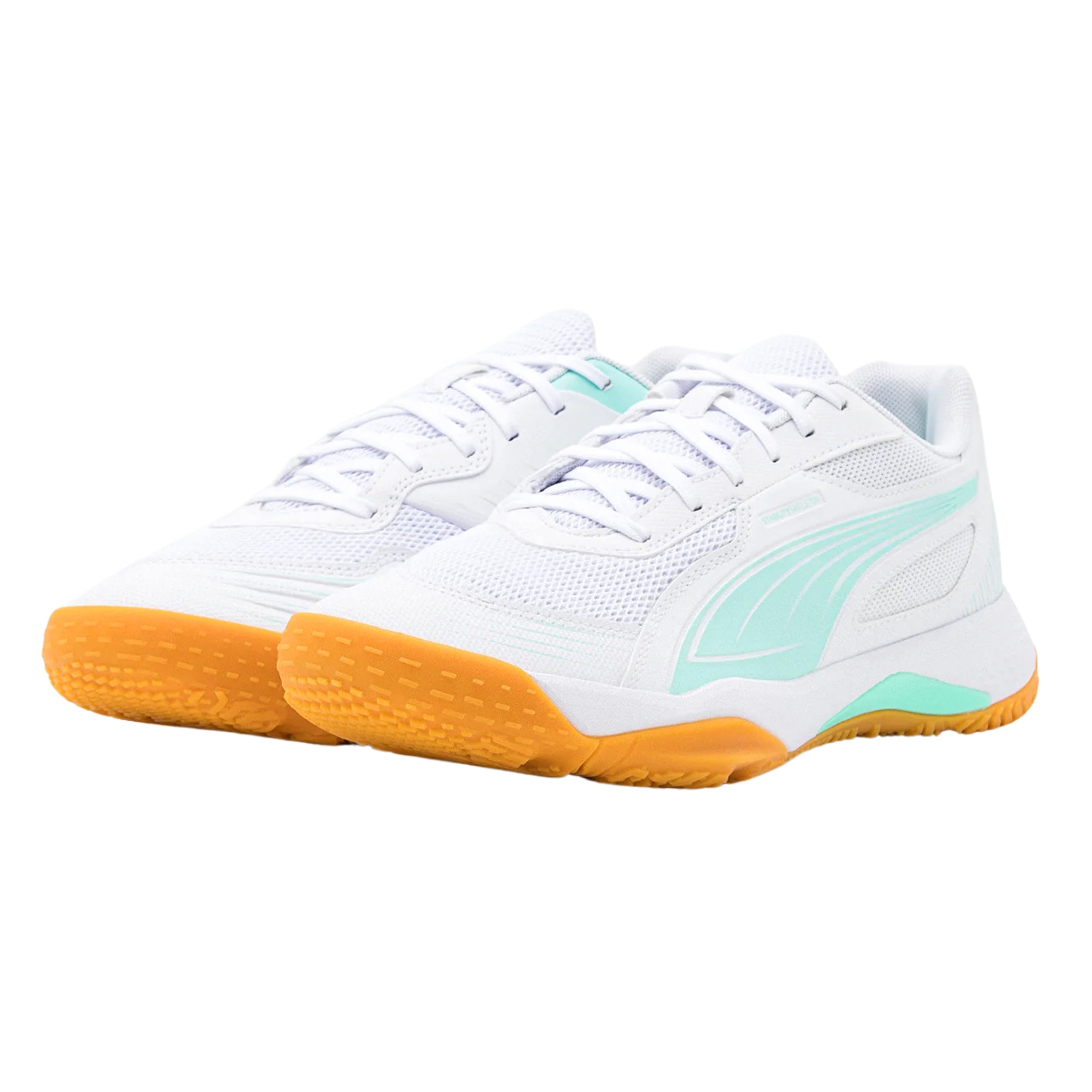 PUMA SHOE INDOOR SOLARFLASH III WN WHITE/PEPPERMINT (AW24