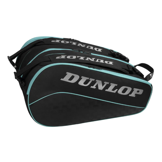 DUNLOP BAG PADEL PALETERO ELITE BLACK/PETROL GREEN