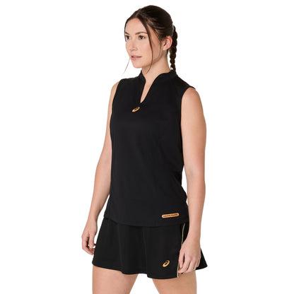 ASICS TANK PADEL COURT WN PERFORMANCE BLACK (AW25)