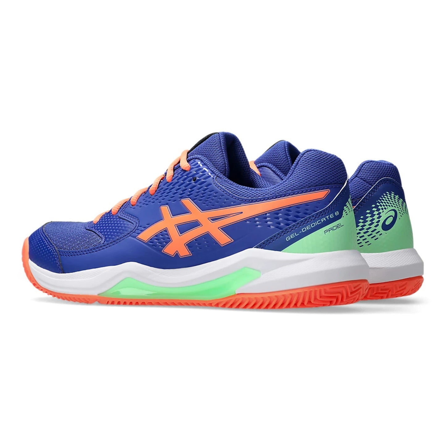 ASICS SHOE G-DEDICATE 8 PADEL MN DARK COBALT/VIVID CORAL (AW25)