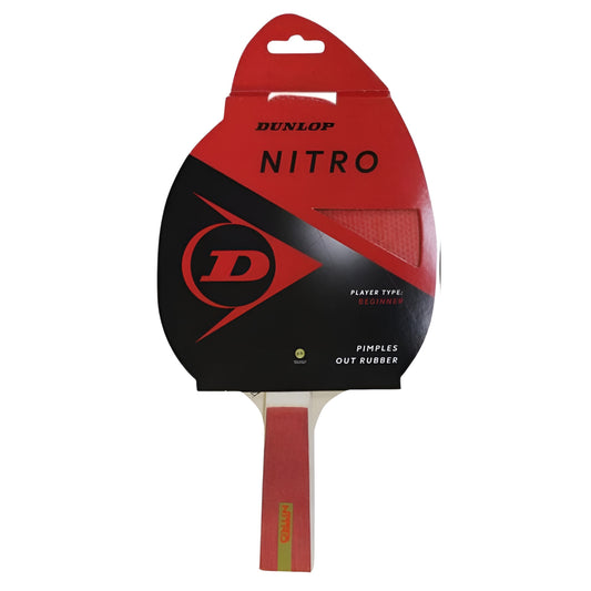 Table tennis bat with Dunlop packaging 