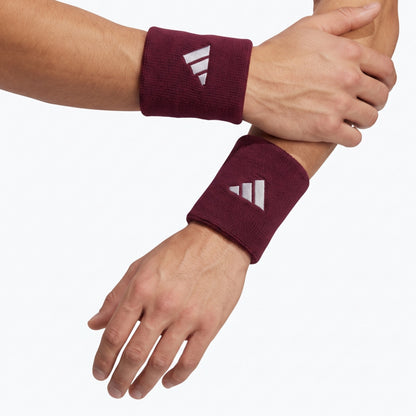 ADIDAS WRISTBAND TENNIS LARGE MAROON (2) (AW26)