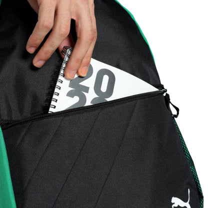 PUMA BAG BACKPACK CORE TEAMGOAL BLACK/GREEN (AW24)