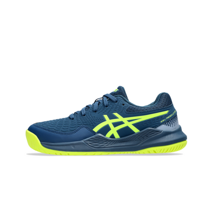 ASICS SHOE G-RESOLUTION 9 KID MAKO BLUE/YELLOW (AW24)