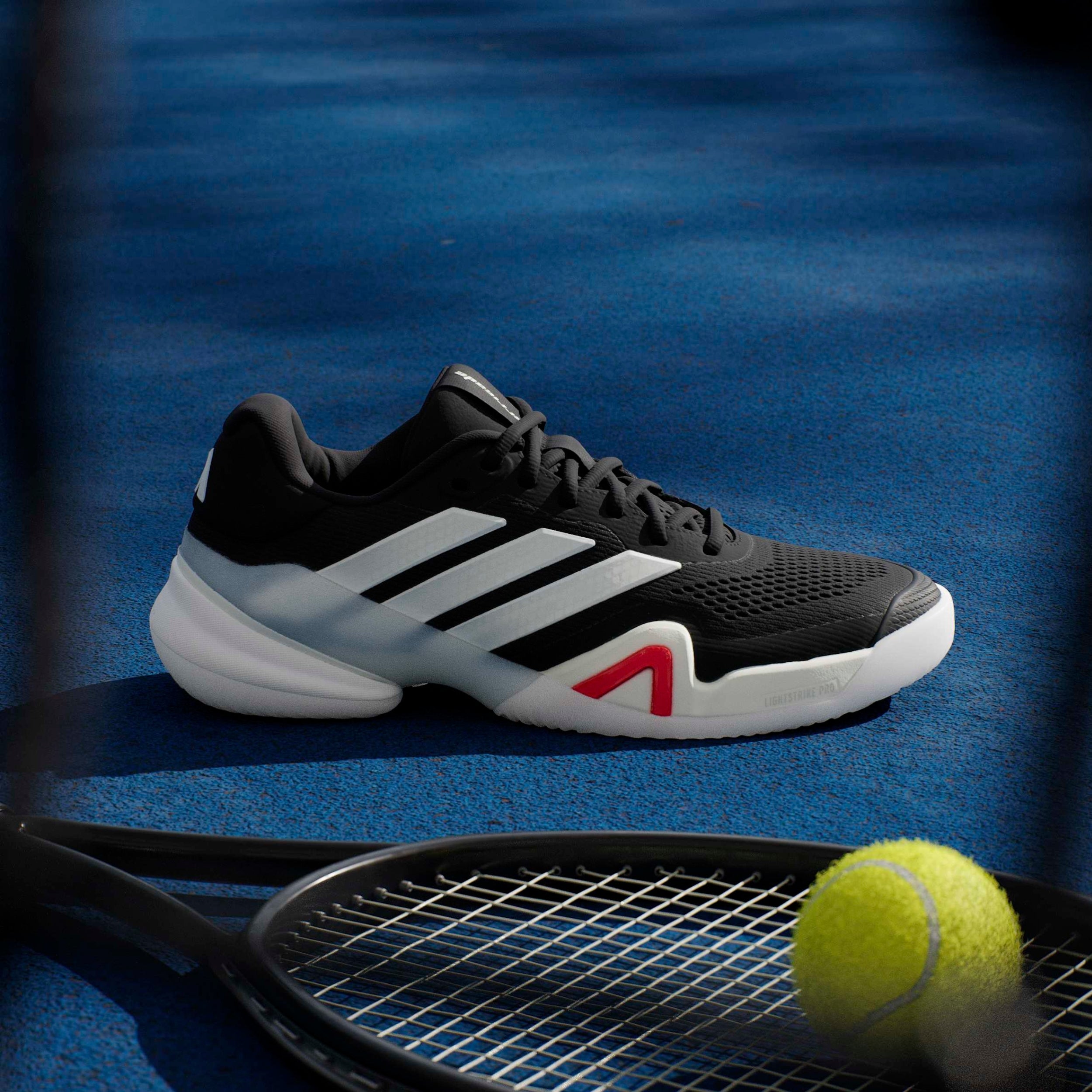 ADIDAS SHOE BARRICADE 14 MN CORE BLACK/METALLIC (SS26) – Baseline