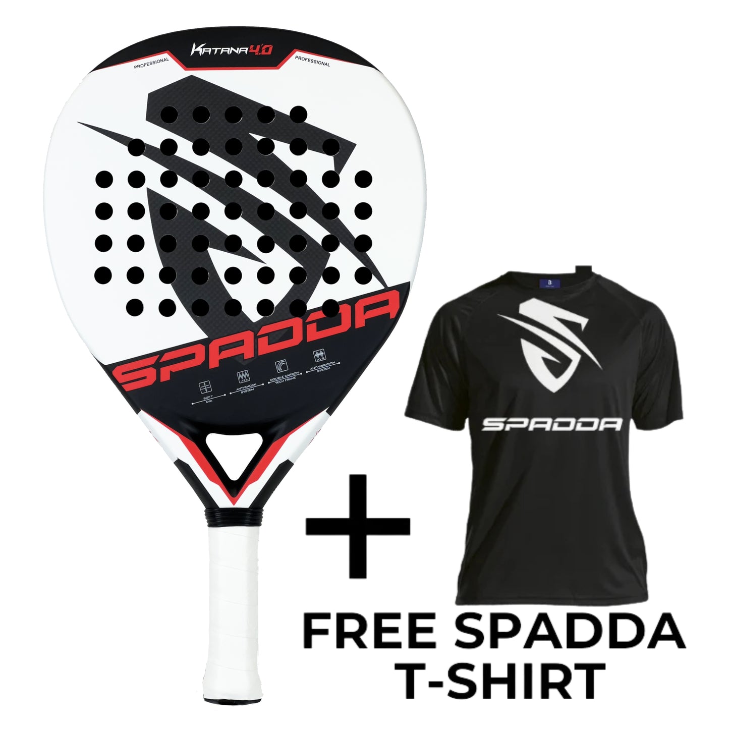 SPADDA PADEL KATANA 4.0 3K 370G