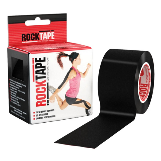 ROCKTAPE STANDARD ROLL LOGO 5CM X 5CM BLK